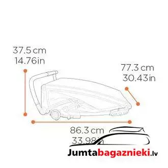 Thule Chariot Cross 2 - Double, 10201035 Thule Chariot Cross 2 - Double, 10201035