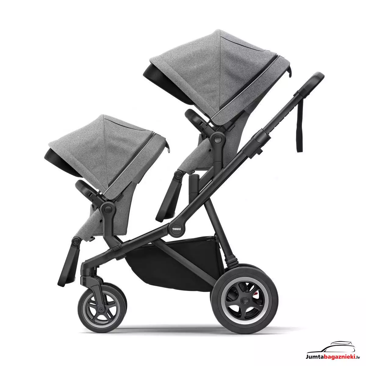 Thule Sleek Grey Melange on Black, 11000021 Thule Sleek Grey Melange on Black, 11000021