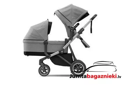 Thule Sleek Grey Melange on Black, 11000021 Thule Sleek Grey Melange on Black, 11000021