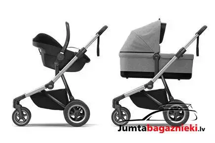 Thule Sleek Grey Melange on Black, 11000021 Thule Sleek Grey Melange on Black, 11000021