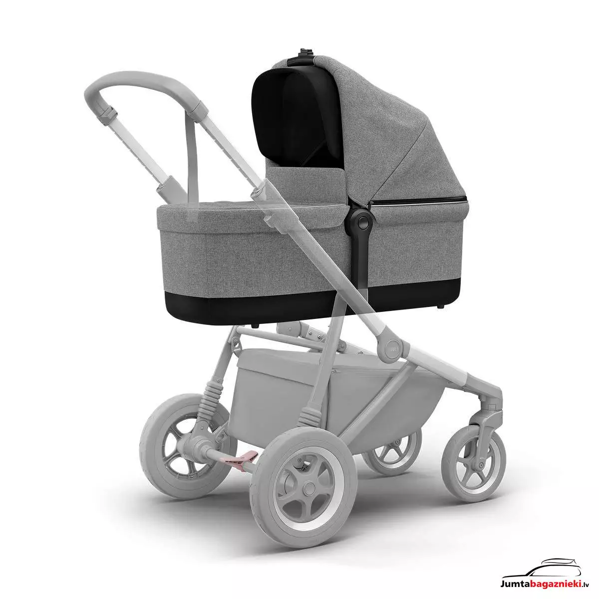 Sleek Bassinet Grey Melange, 11000100 Sleek Bassinet Grey Melange, 11000100